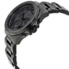 Michael Kors Brecken MK8482 Men's Black Dial Black Stainless Steel Chronograph Watch