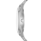 Side profile of Michael Kors Runway MK8606 stainless steel men's wristwatch