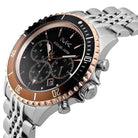 Michael Kors Bayville MK8725 Men's Black Dial Silver Stainless Steel Chronograph Watch