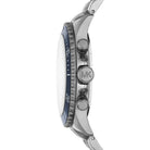 Side profile of Michael Kors Bayville MK8727 gray metal strap men's watch
