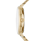 Side profile of Michael Kors Irving MK8741 gold stainless steel men's watch