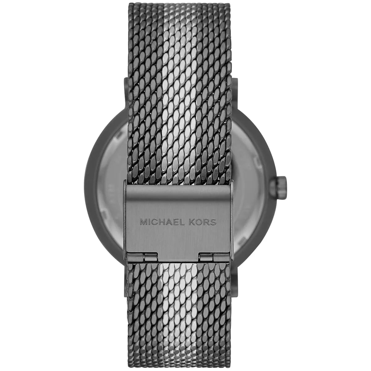 Back case of Michael Kors MK8805 quartz gray stainless steel wristwatch