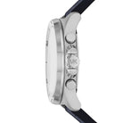 Side profile of Michael Kors Brecken MK8923 blue silicone men's watch