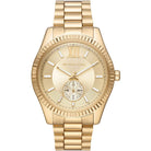 Michael Kors Lexington MK8947 men's gold dial gold stainless steel watch front view