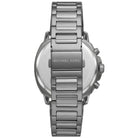 Back case of Michael Kors MK8970 quartz chronograph stainless steel wristwatch