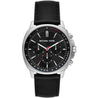 Michael Kors Sullivan MK8997 men's black leather watch
