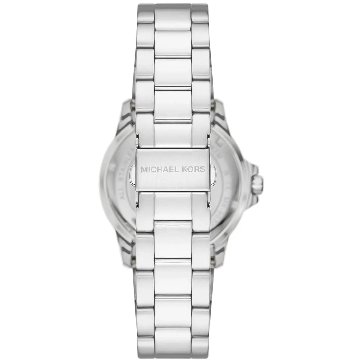 Back case of Michael Kors MK9079 quartz stainless steel wristwatch