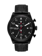 Michael Kors MK9201 crocodile-pattern leather strap watch