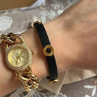 Michael Kors MKO1067 luxury gold women's wristwatch