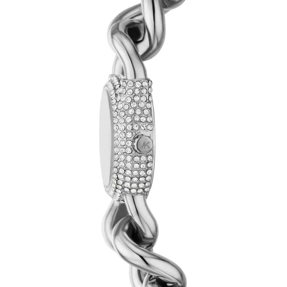 Michael Kors Hamilton MKO1068 Women's Silver Stainless Steel Watch 24mm