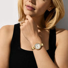 Michael Kors MKO1110 luxury women's gold wristwatch