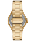 Back case of Michael Kors MK1062 women's gold-tone stainless steel wristwatch