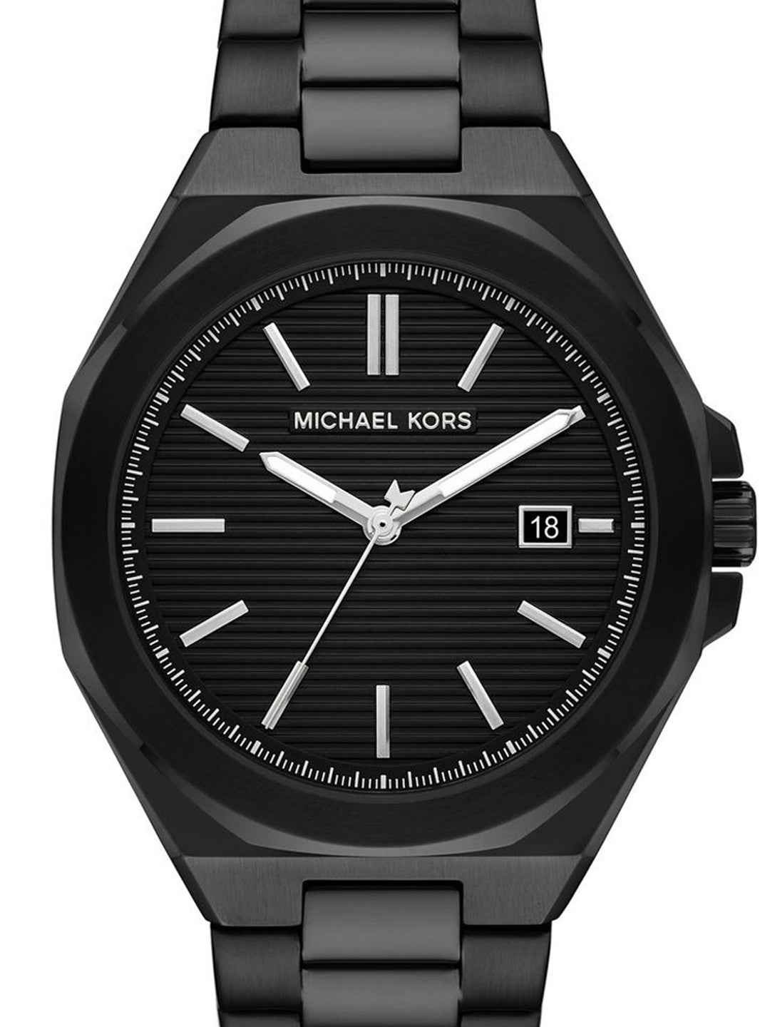 Michael Kors MKO1180 Women's Black Stainless Steel Watch 41mm