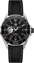 TAG Heuer WAY201J.FC6370 Aquaracer Moon Black Dial Mens Watch - Luxverse
