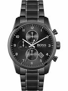 Hugo Boss Skymaster Watch HB1513785 Black Dial – Men’s Watch - Luxverse