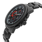 Michael Kors Ryker MK8529 Men's Black Dial Black Stainless Steel Chronograph Watch