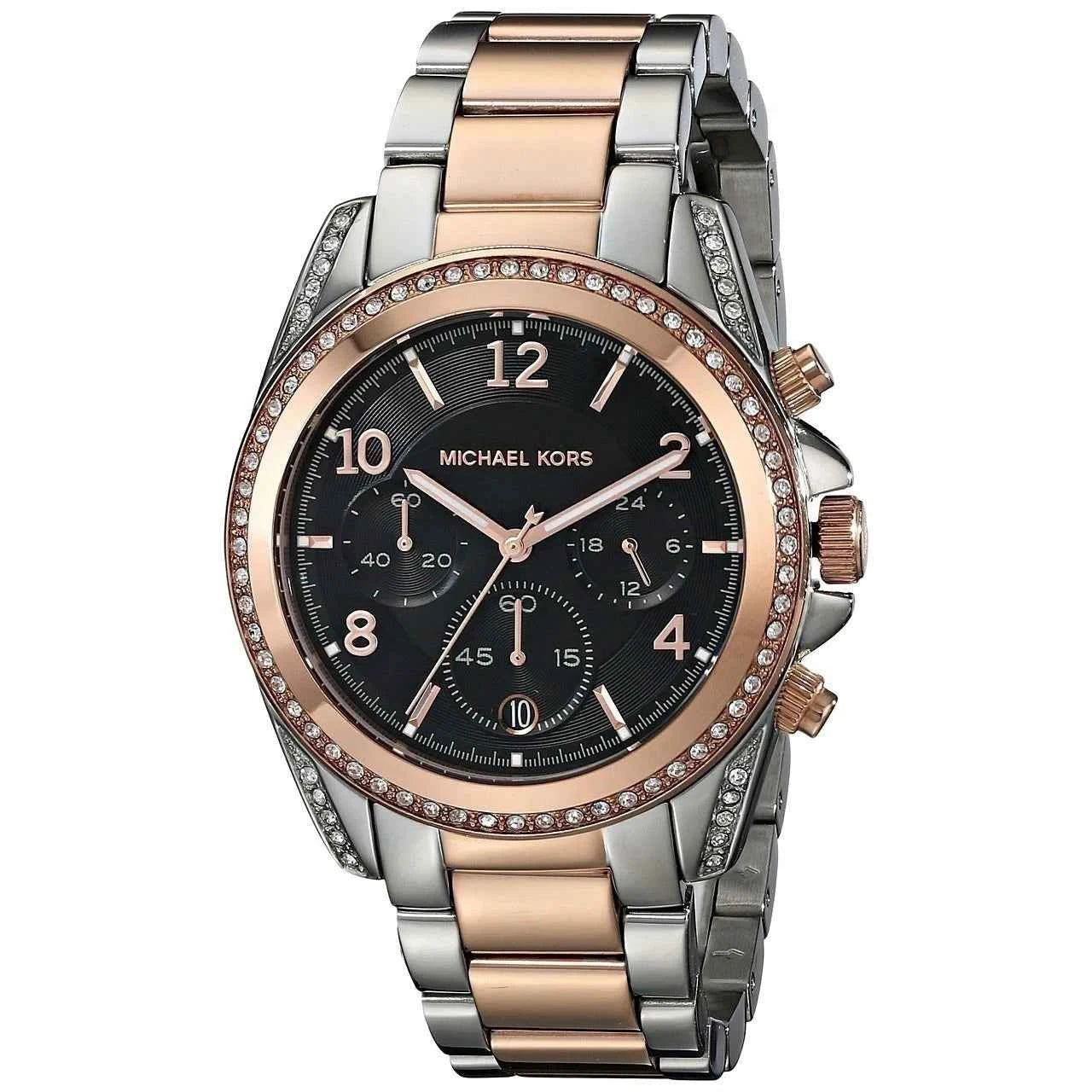 Michael Kors Blair MK6093 Women's Two-Tone Chronograph Watch