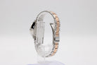 Back case of Michael Kors MK1066 women's two-tone stainless steel wristwatch