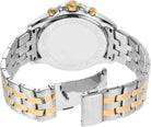 Back case of Michael Kors MK9126 quartz chronograph two-tone bracelet wristwatch
