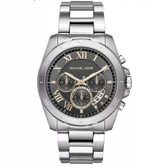 Michael Kors MK8609 men's grey dial chronograph watch