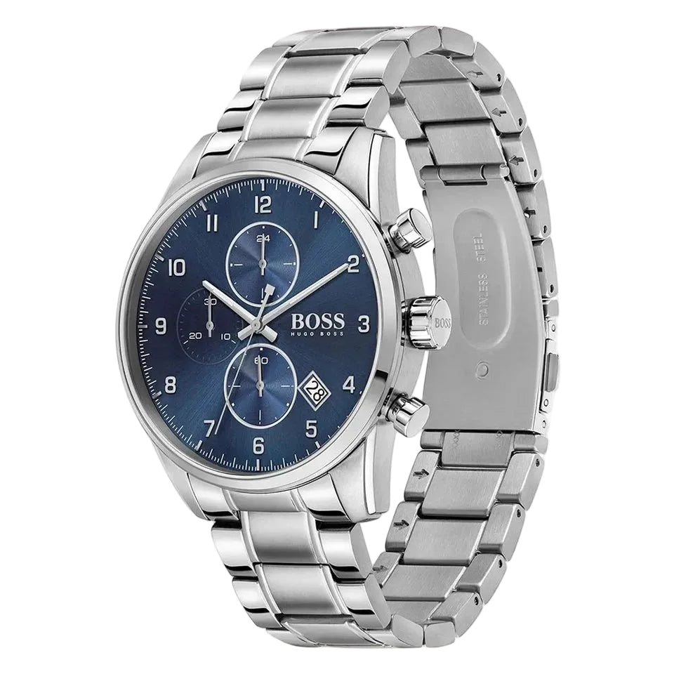 Hugo Boss HB1513784 Silver Wristwatch – Men’s Watch - Luxverse