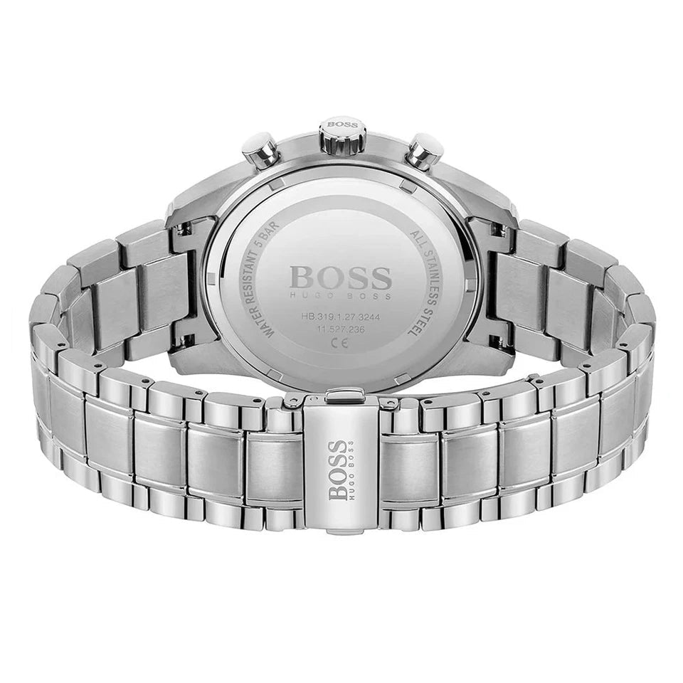 Hugo Boss HB1513784 Silver Wristwatch – Men’s Watch - Luxverse