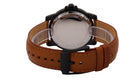 Back case of Michael Kors MK8502 quartz men's leather wristwatch
