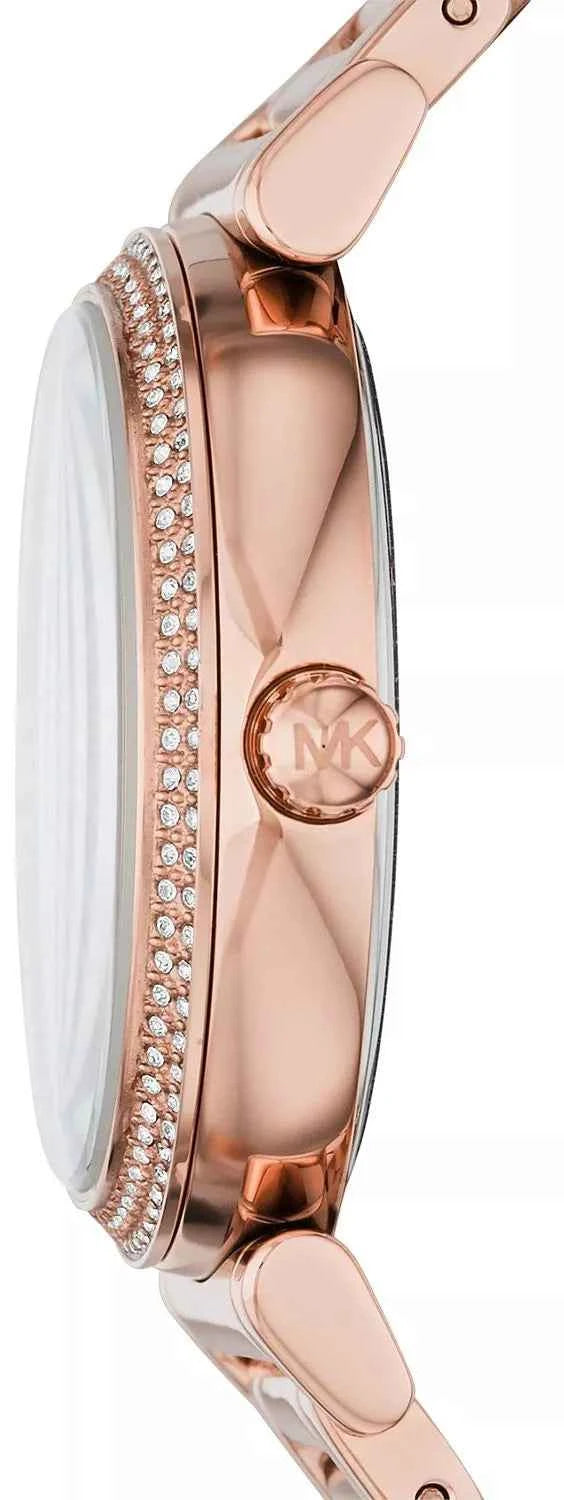 Michael Kors Catlin MK3412 Women's Purple Dial Pink Stainless Steel Watch