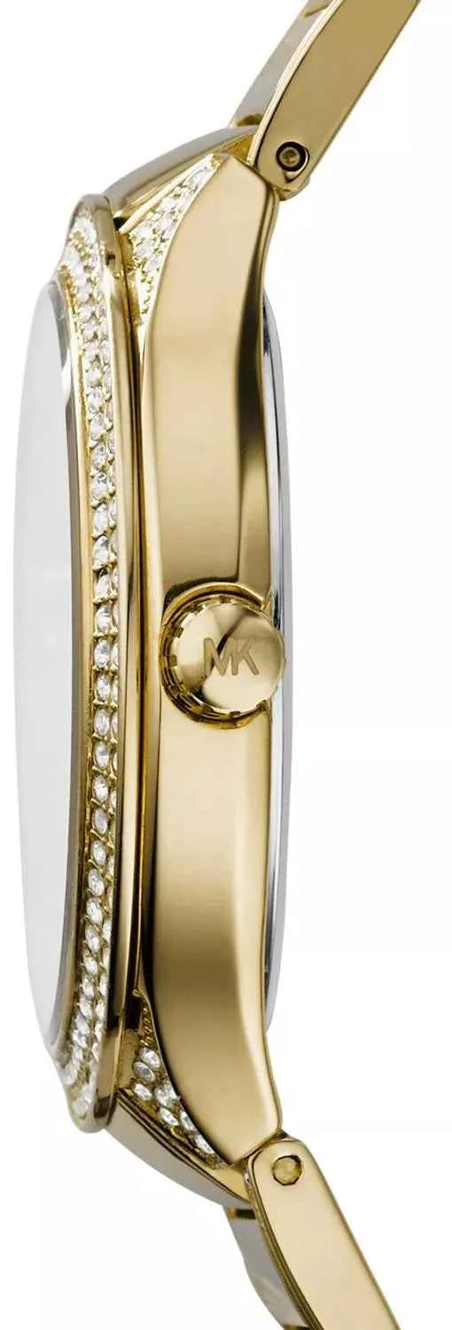 Michael Kors Kerry MK3312 Women's White Dial Gold Stainless Steel Watch