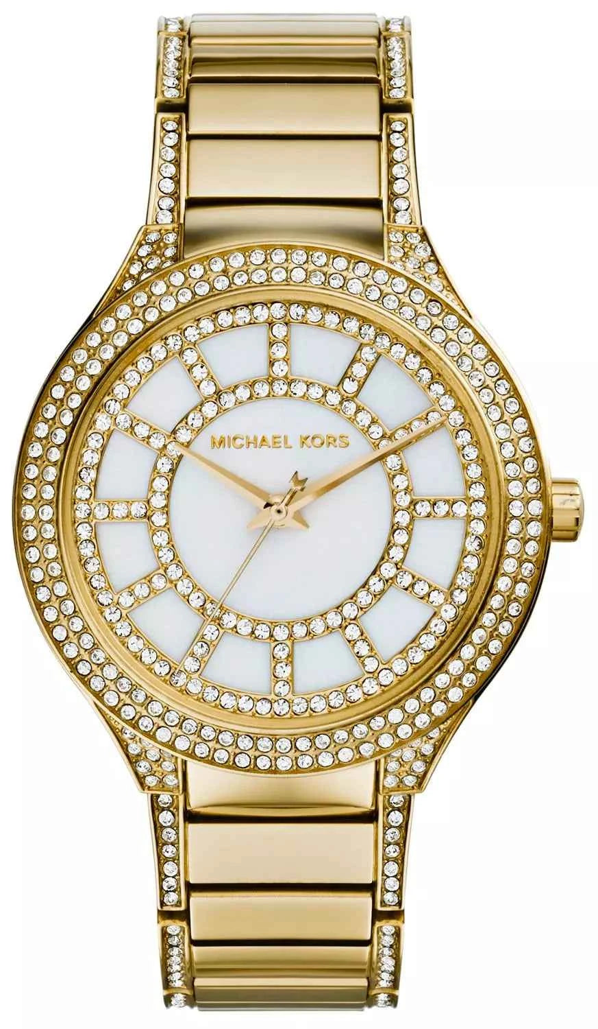 Michael Kors Kerry MK3312 Women's White Dial Gold Stainless Steel Watch