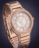 Michael Kors Kerry MK3313 Women's White Dial Rose Gold Stainless Steel Watch