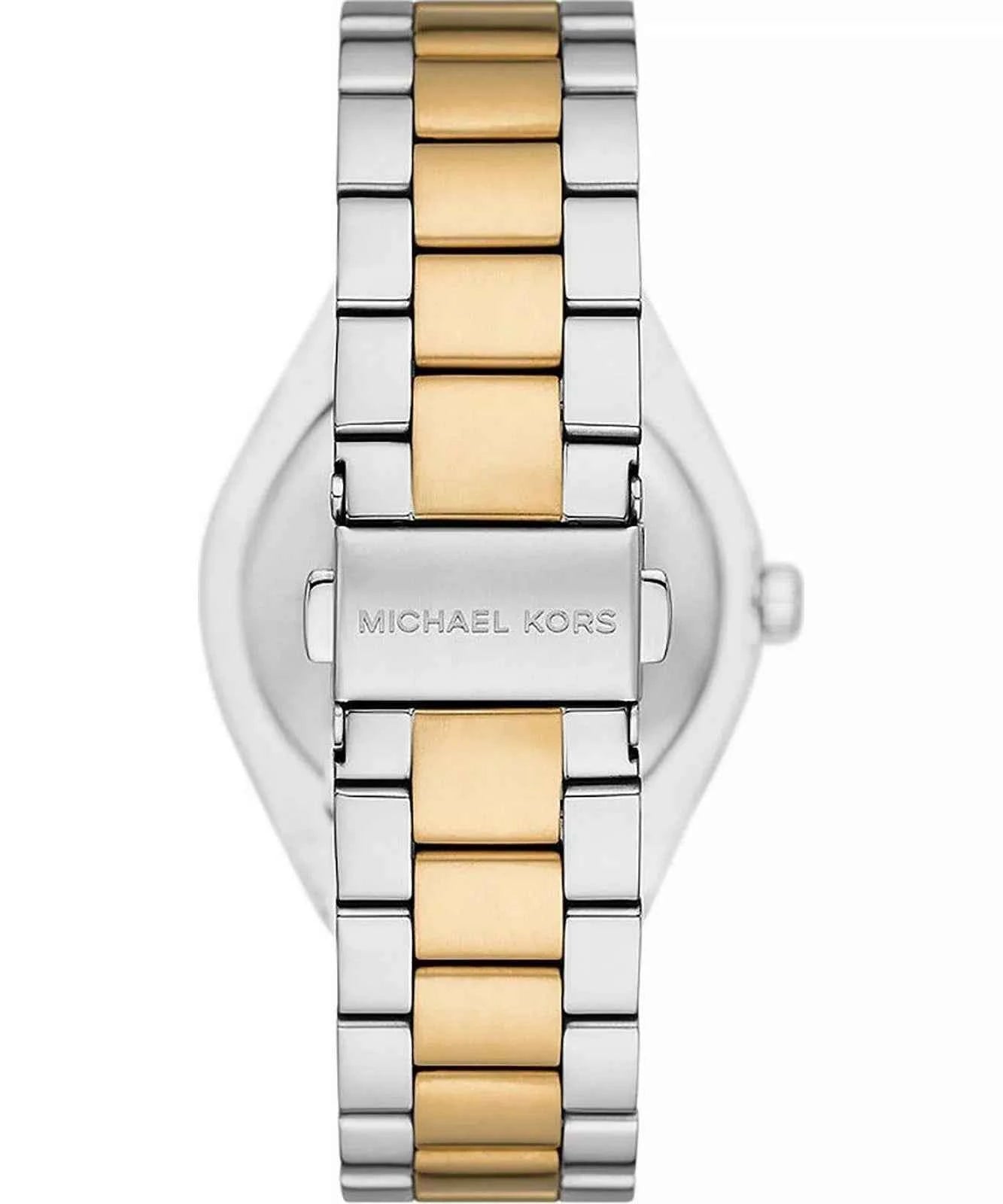Michael Kors Lennox MK7464 Women's Silver Sunray Dial Two-Tone Stainless Steel Watch