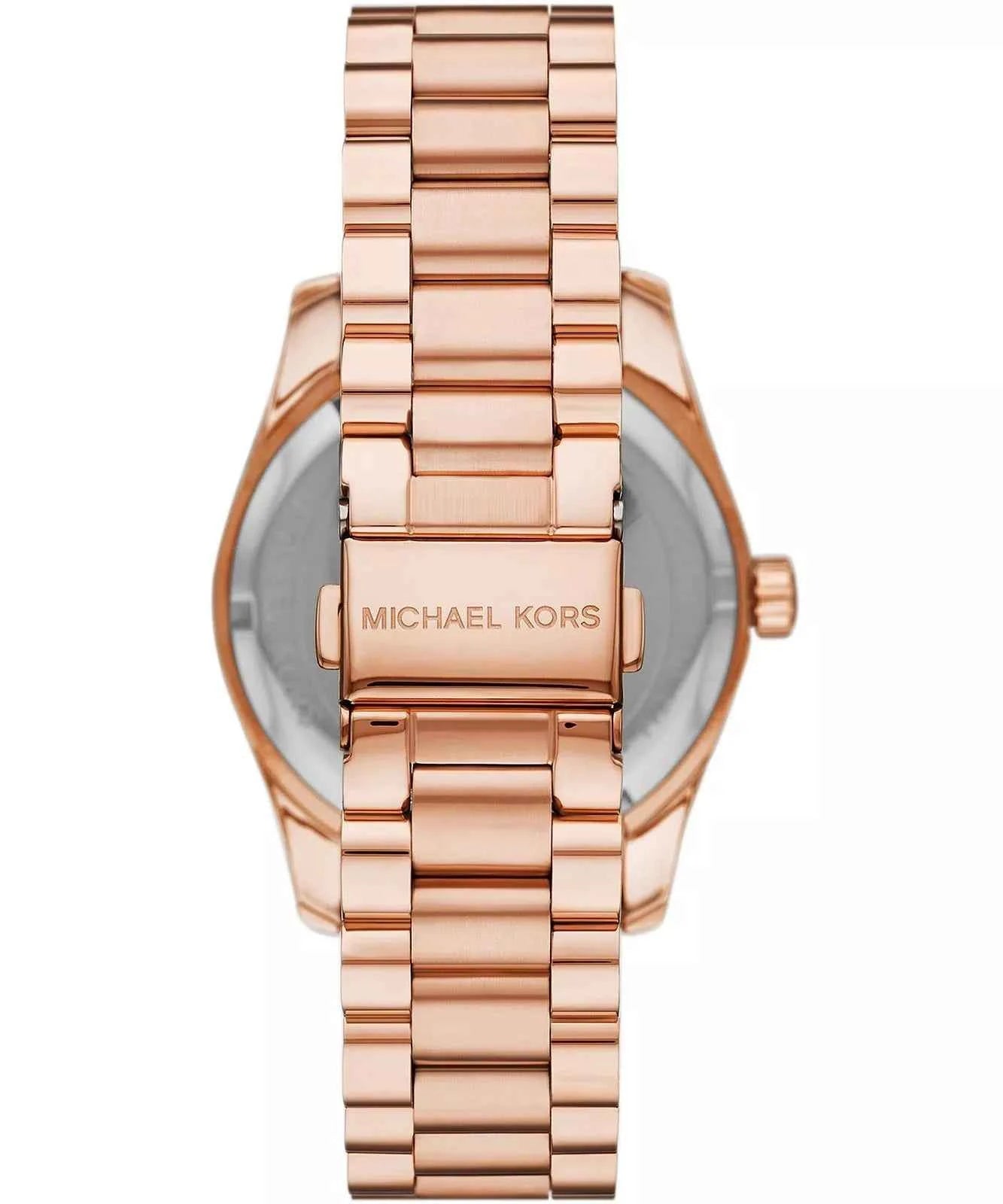 Michael Kors Lexington MK7444 Women's Pink Mother-of-Pearl Dial Rose Gold Stainless Steel Watch
