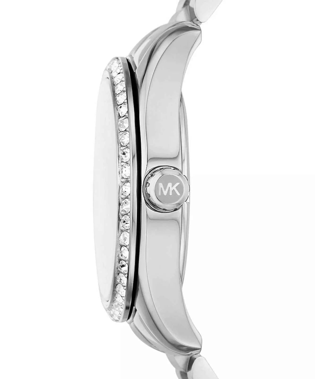 Michael Kors Lexington MK7445 Women's Pearl Dial Silver Stainless Steel Watch