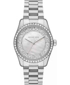 Michael Kors Lexington MK7445 Women's Pearl Dial Silver Stainless Steel Watch