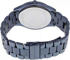 Michael Kors Slim Runway MK3419 Blue Dial Stainless Steel Watch