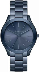Michael Kors Slim Runway MK3419 Blue Dial Stainless Steel Watch