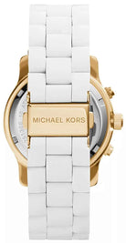 Michael Kors Chronograph MK5145 Women's White Stainless Steel Watch