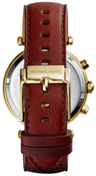 Michael Kors Parker MK2249 Women's Champagne Dial Brown Leather Watch
