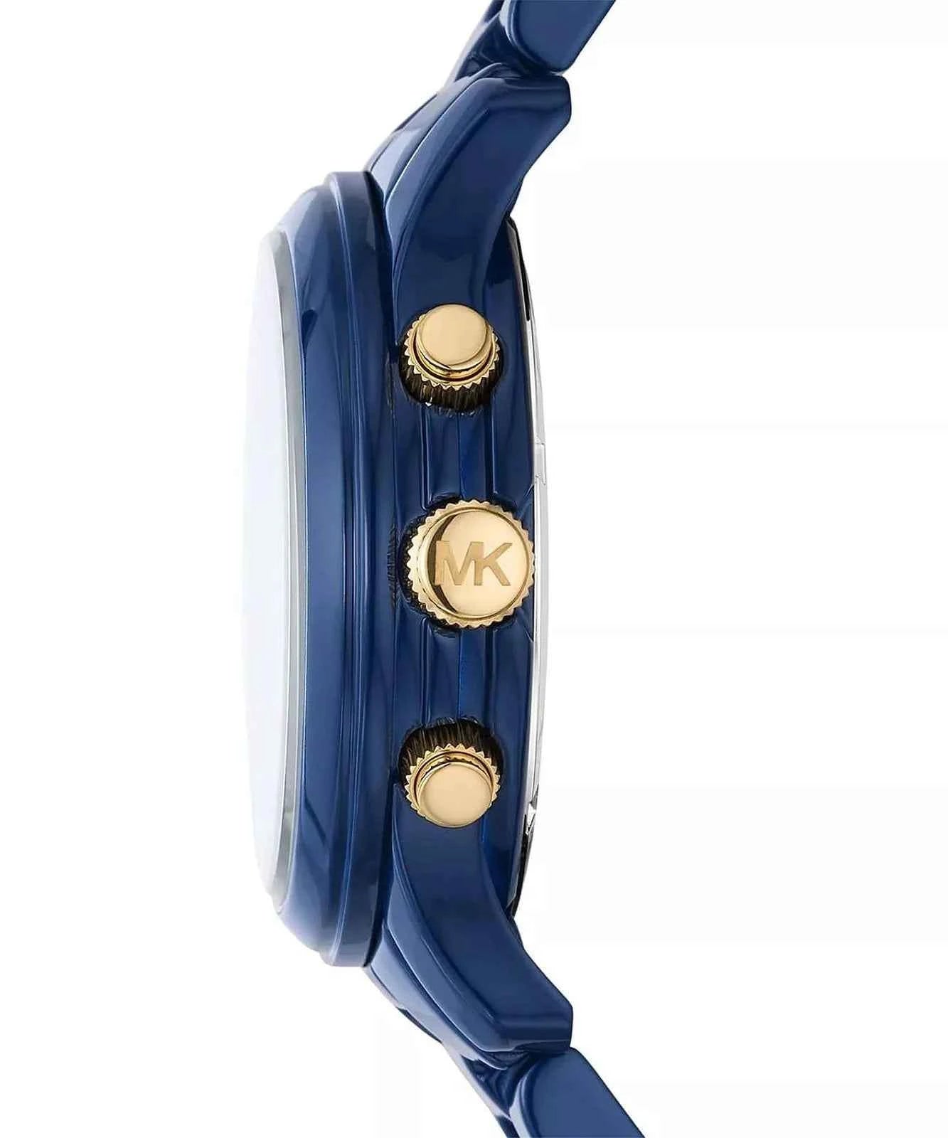 Michael Kors Runway Chronograph MK7332 Women's Navy Blue Stainless Steel Watch