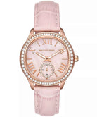 Michael Kors Sage MK4820 Women's Pink Leather Strap Watch