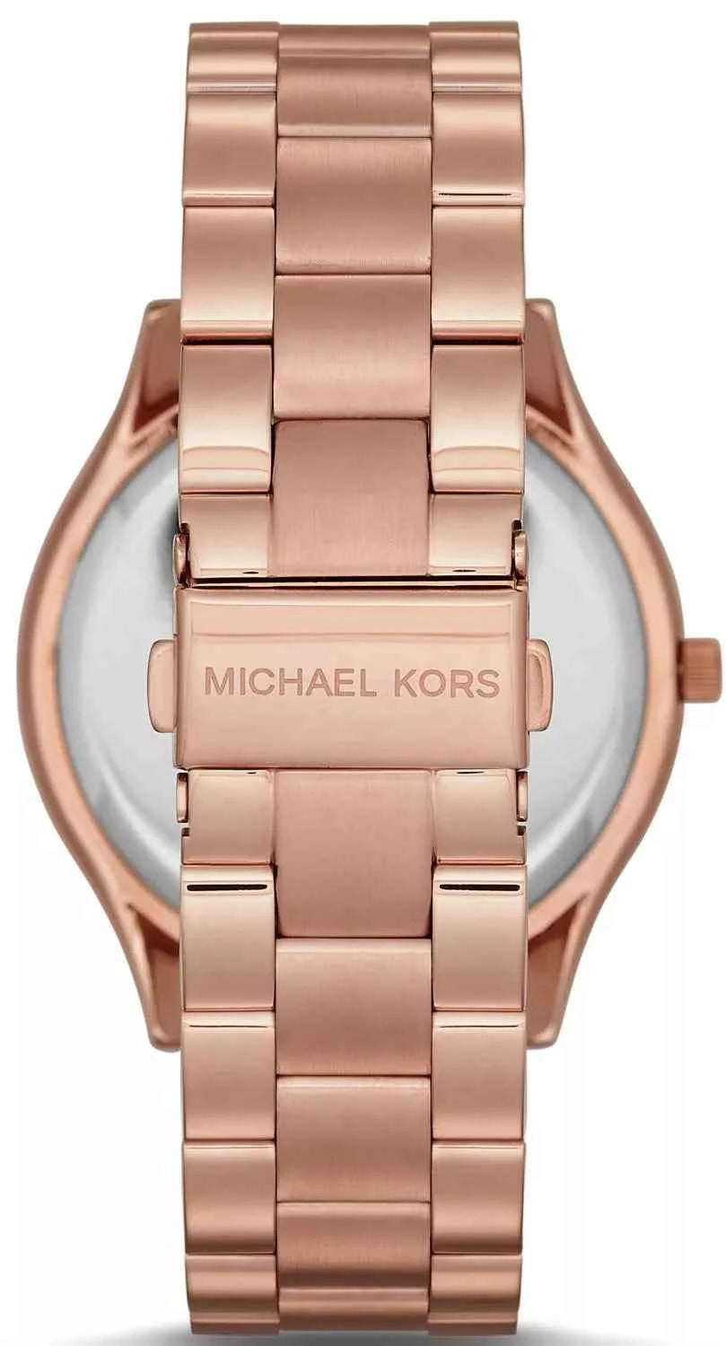 Michael Kors Slim Runway MK3197 Women's Rose Gold Stainless Steel Watch