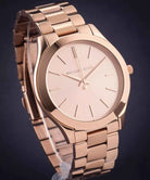 Michael Kors Slim Runway MK3197 Women's Rose Gold Stainless Steel Watch