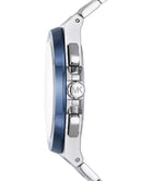 Side profile of Michael Kors Lennox MK8938 stainless steel men's watch