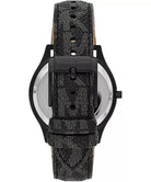Back case of Michael Kors MK8908 quartz black PVC wristwatch