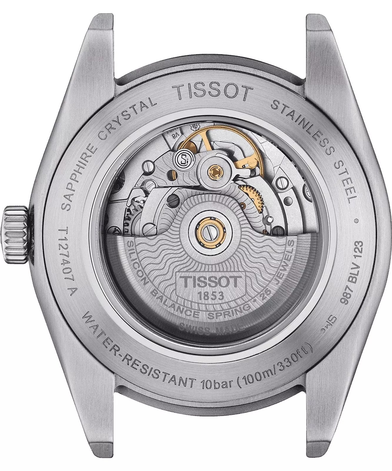 Tissot Gentleman Powermatic 80 Silicium T127.407.16.041.01 Automatic Men’s Watch - Luxverse