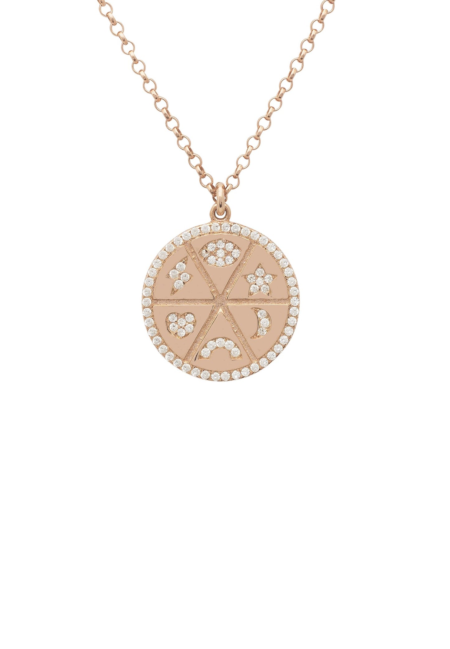 Talisman Necklace Rosegold