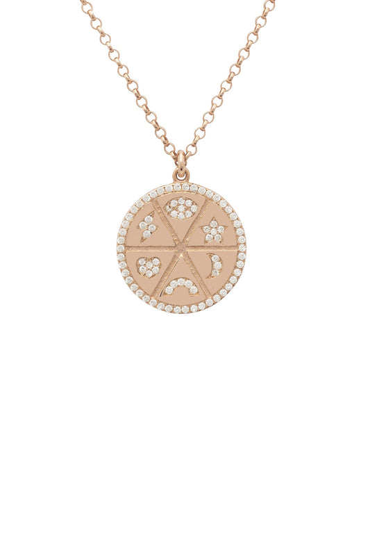 Talisman Necklace Rosegold
