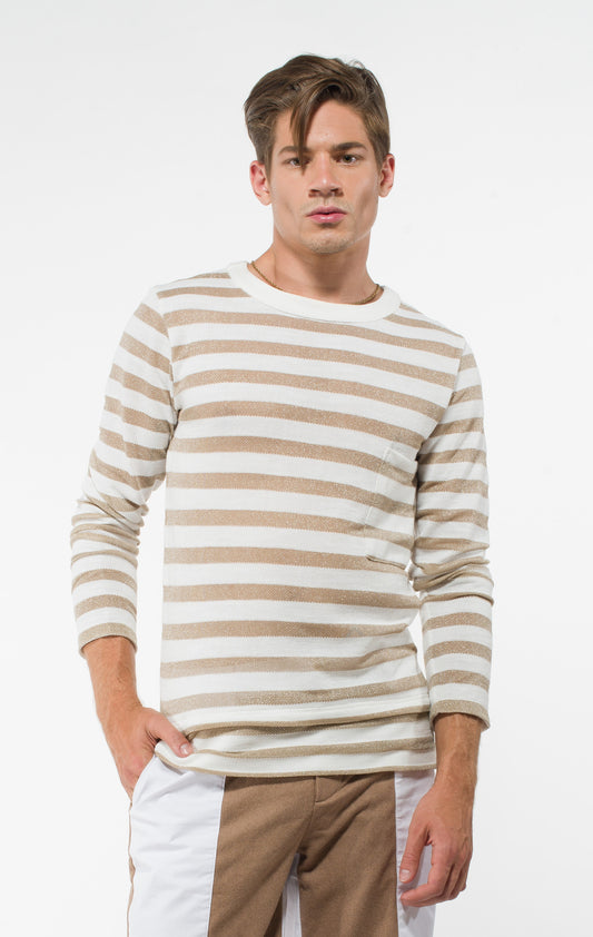 Uwi Twins Men's Long Sleeve Gold Sweater