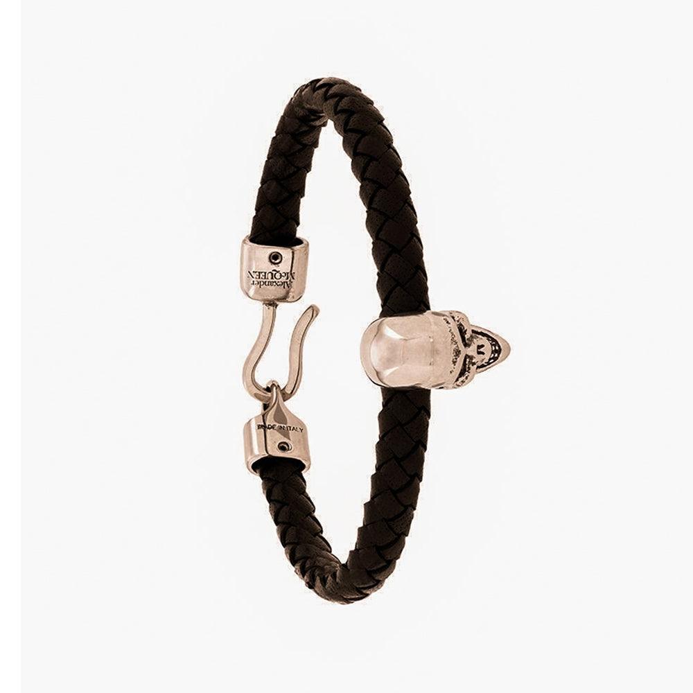 Alexander McQueen Braided Skull Bracelet